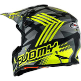 SUOMY-CASCOS MX SPEED PRO SERGEANT MATT GREY/YELLOW FLUO
