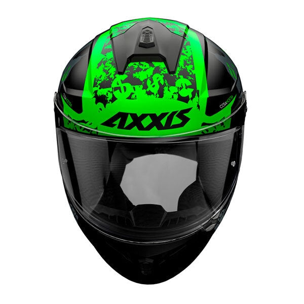 AXXIS - Casco Integral Draken S Corsa Nostra B6 Verde Flour