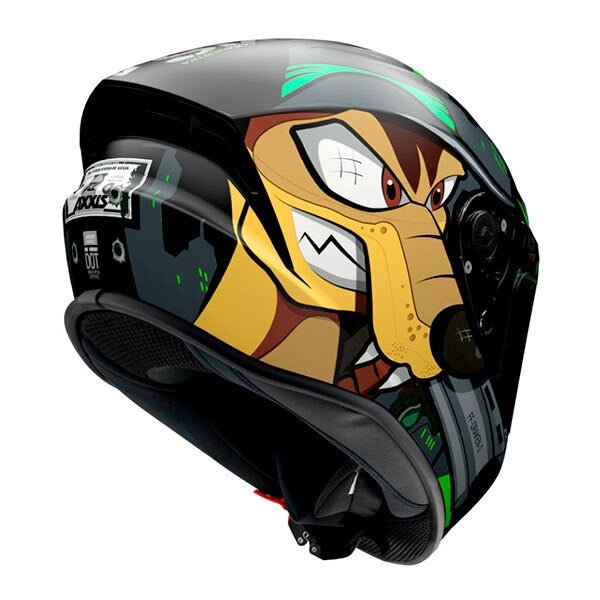 AXXIS - Casco Integral Draken S Corsa Nostra B6 Verde Flour