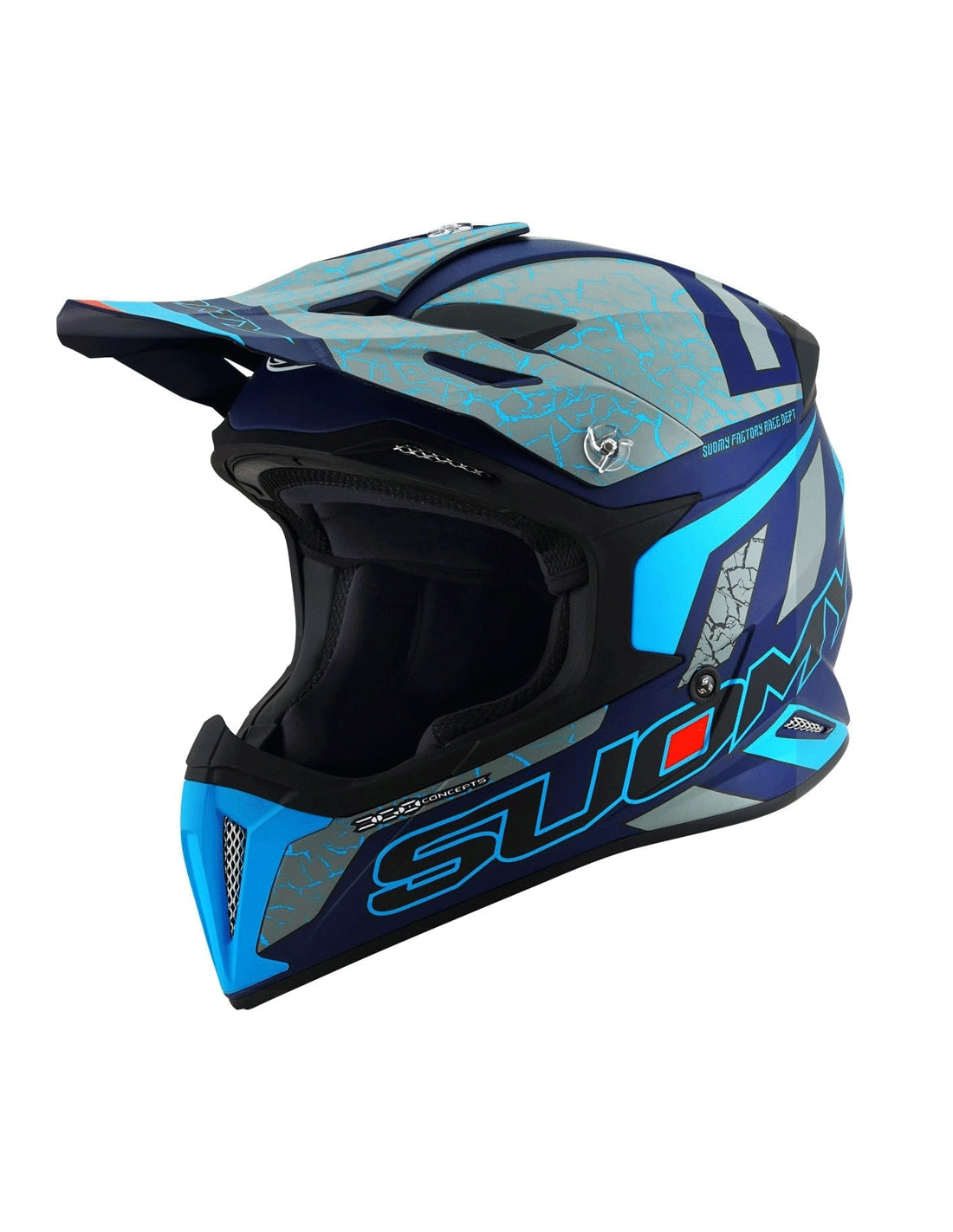 SUOMY-CASCOS X-WING REEL MATT BLUE FLUO – 1 – Maximomoto PT