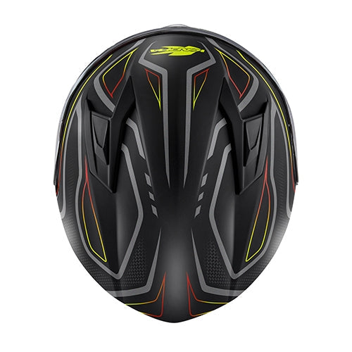 KAPPA - CASCO FULL KV56/NEONNEGRO-MT/ROJO