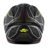 KAPPA - CASCO FULL KV56/NEONNEGRO-MT/ROJO