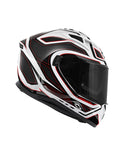 KAPPA - CASCO FULL KV56/NEONBLANCO-BR/ROJO
