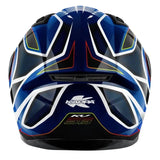 KAPPA - CASCO FULL KV56/NEONNEGRO-BR/AZUL
