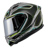 KAPPA - CASCO FULL KV56/NEONGRIS-BR/YELLOW