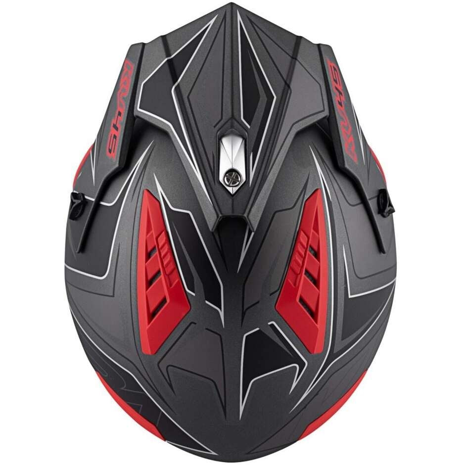 KAPPA - CASCO JET KV45/TRIALD/GEMINI TITANIO-MT/ROJO