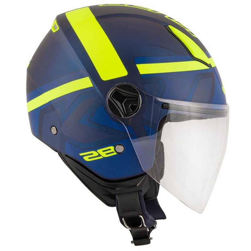 KAPPA - CASCO DJET KV40/HAWAII.D/SHAPES AZUL-MT/YELLOW