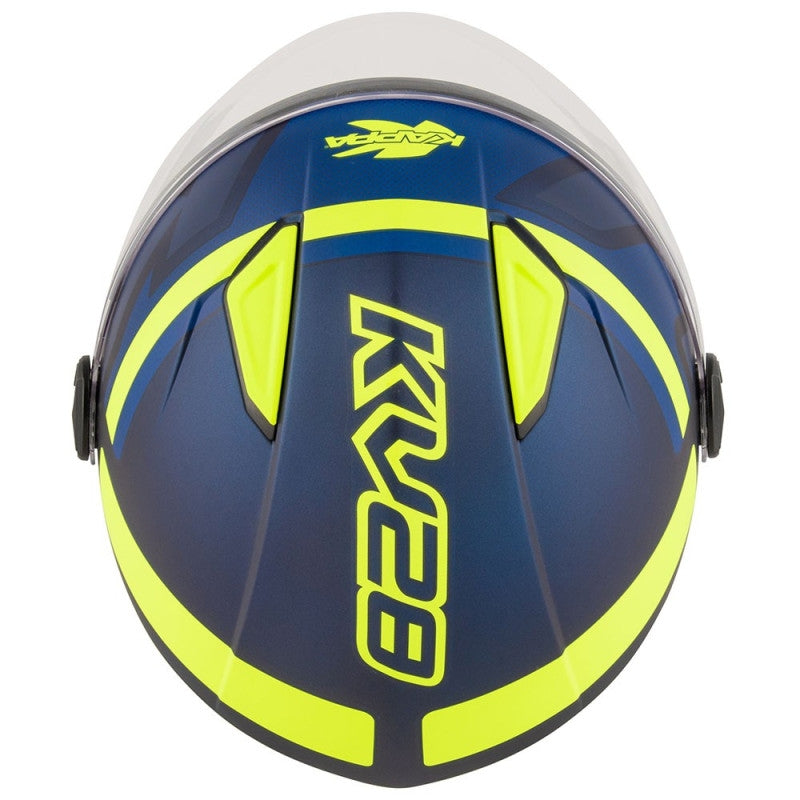 KAPPA - CASCO DJET KV40/HAWAII.D/SHAPES AZUL-MT/YELLOW