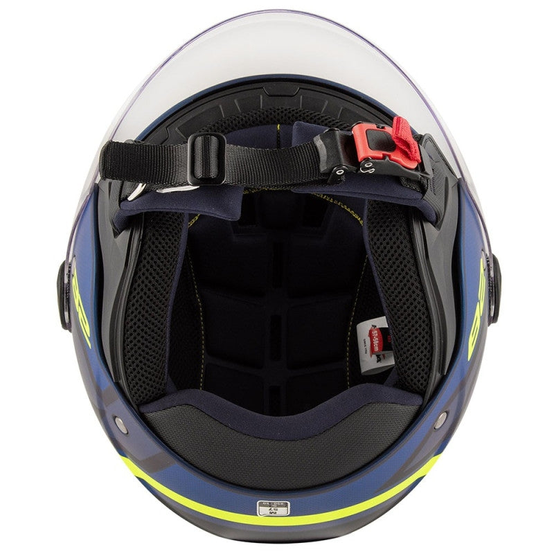 KAPPA - CASCO DJET KV40/HAWAII.D/SHAPES AZUL-MT/YELLOW