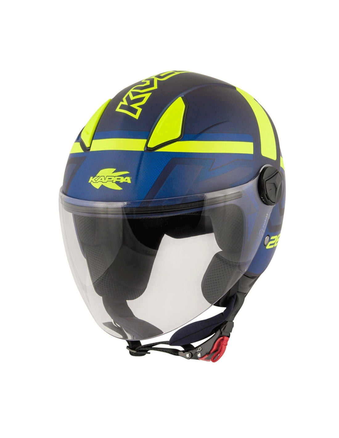 KAPPA - CASCO DJET KV40/HAWAII.D/SHAPES AZUL-MT/YELLOW
