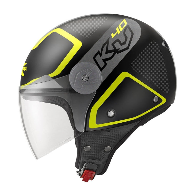 KAPPA - CASCO DJET KV40 HAWAII SHAPES NEGRO GRIS YELLOW