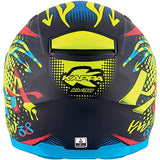 KAPPA - CASCO FULL KV38/HOUSTON.D/SPRAY NEGRO-MT/AZUL