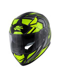 KAPPA - CASCO FULL KV41/DALLAS.D/PIXEL NEGRO-MT/YELLOW