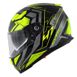 KAPPA - CASCO FULL KV41/DALLAS.D/PIXEL NEGRO-MT/YELLOW