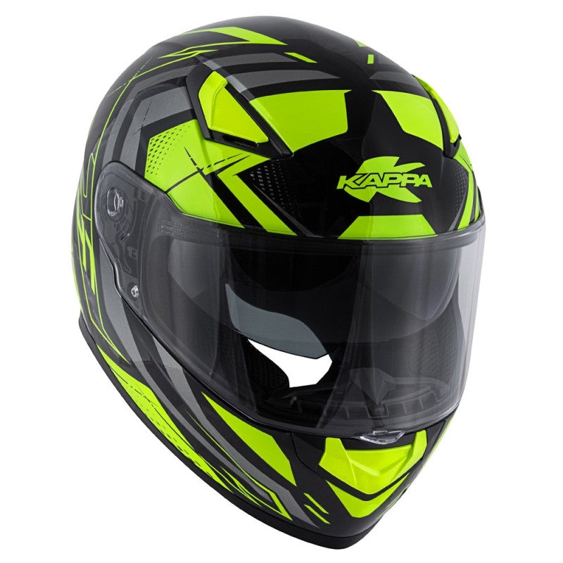 KAPPA - CASCO FULL KV41/DALLAS.D/PIXEL NEGRO-MT/YELLOW