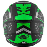 KAPPA - CASCO FULL KV41/DALLAS.D/PIXEL NEGRO-MT/VERDE
