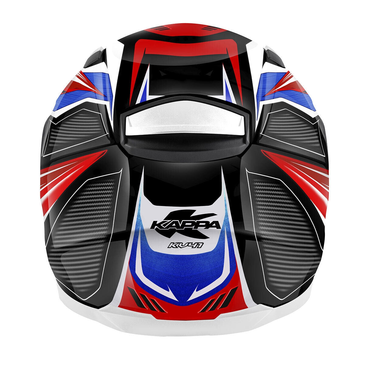 KAPPA - CASCO FULL KV41/DALLAS.O/PLD/FIGHTER ROJO-BR/AZUL/BLANCO