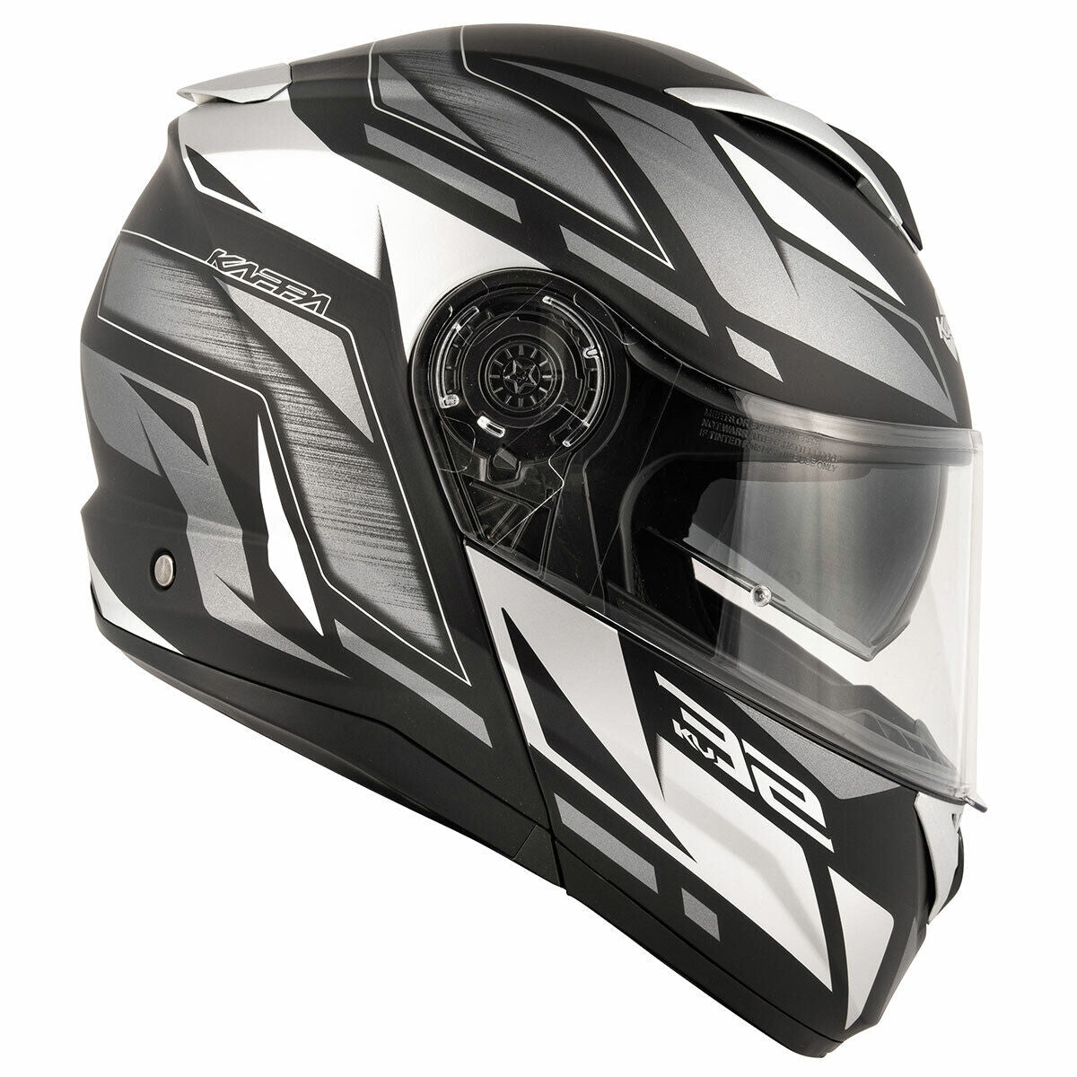 KAPPA - CASCO MOD KV32/ORLANDO.P/J.D/STRONG NEGRO-MT/PLATA