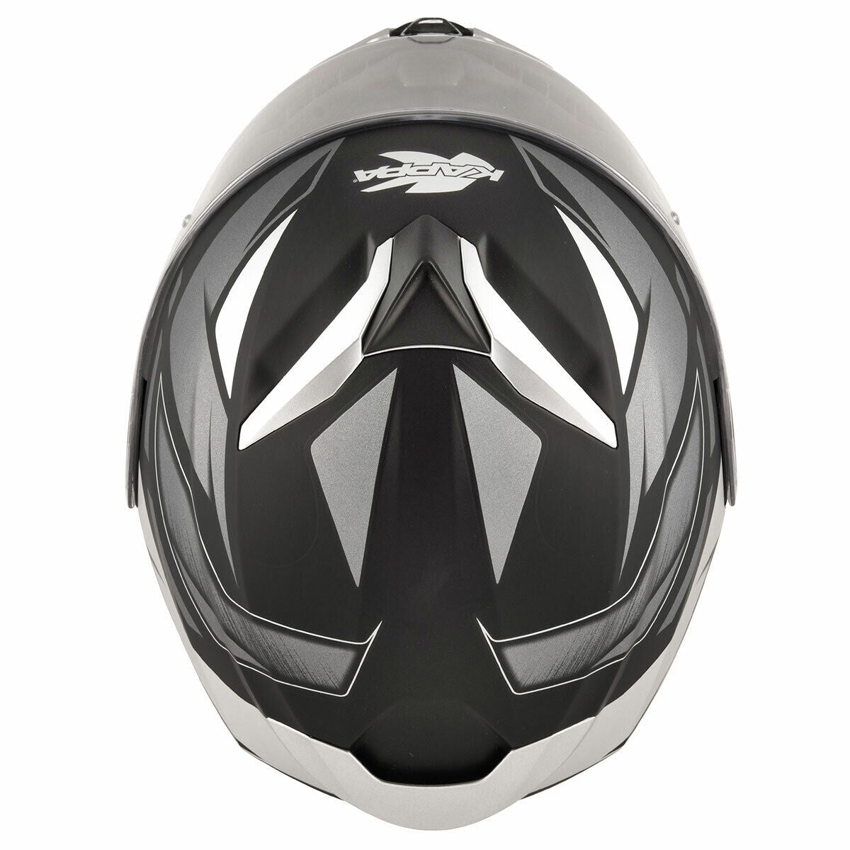 KAPPA - CASCO MOD KV32/ORLANDO.P/J.D/STRONG NEGRO-MT/PLATA