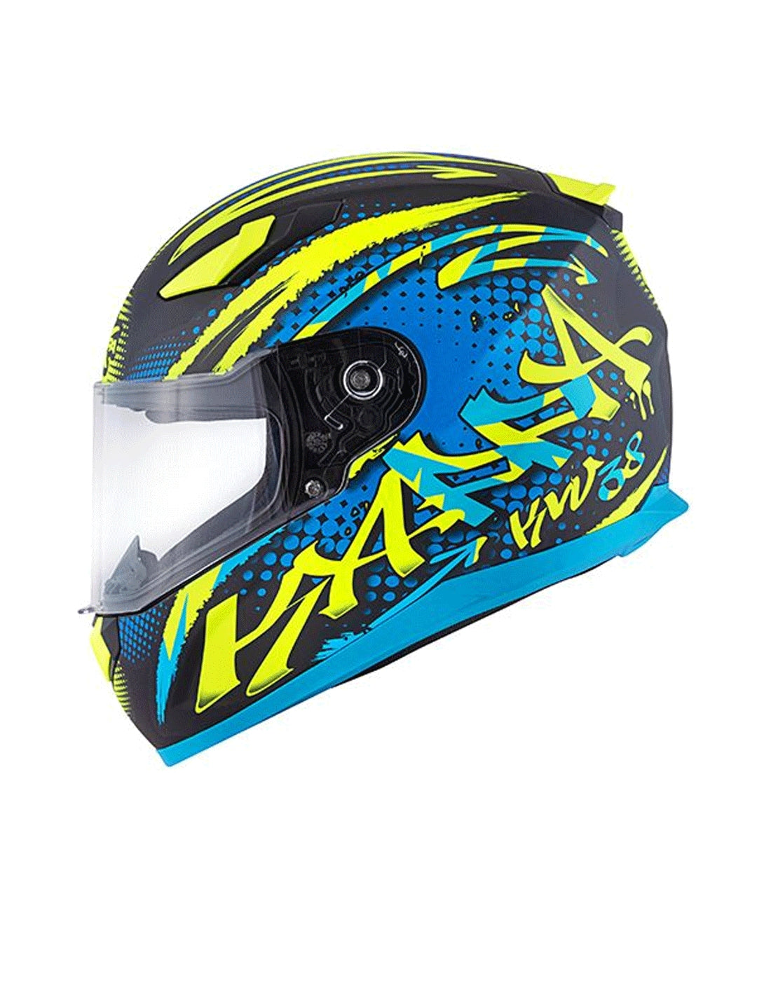 KAPPA - CASCO FULL KV38/HOUSTON.D/SPRAY NEGRO-MT/YELLOW