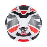 KAPPA - CASCO JET KV37/OREGON.D/READY BLANCO-BR/TITANI/ROJO