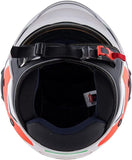 KAPPA - CASCO JET KV37/OREGON.D/READY BLANCO-BR/ROJO/VERDE