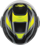 KAPPA - CASCO JET KV37/OREGON.D/READY GRIS-MT/NEGRO/YELLOW