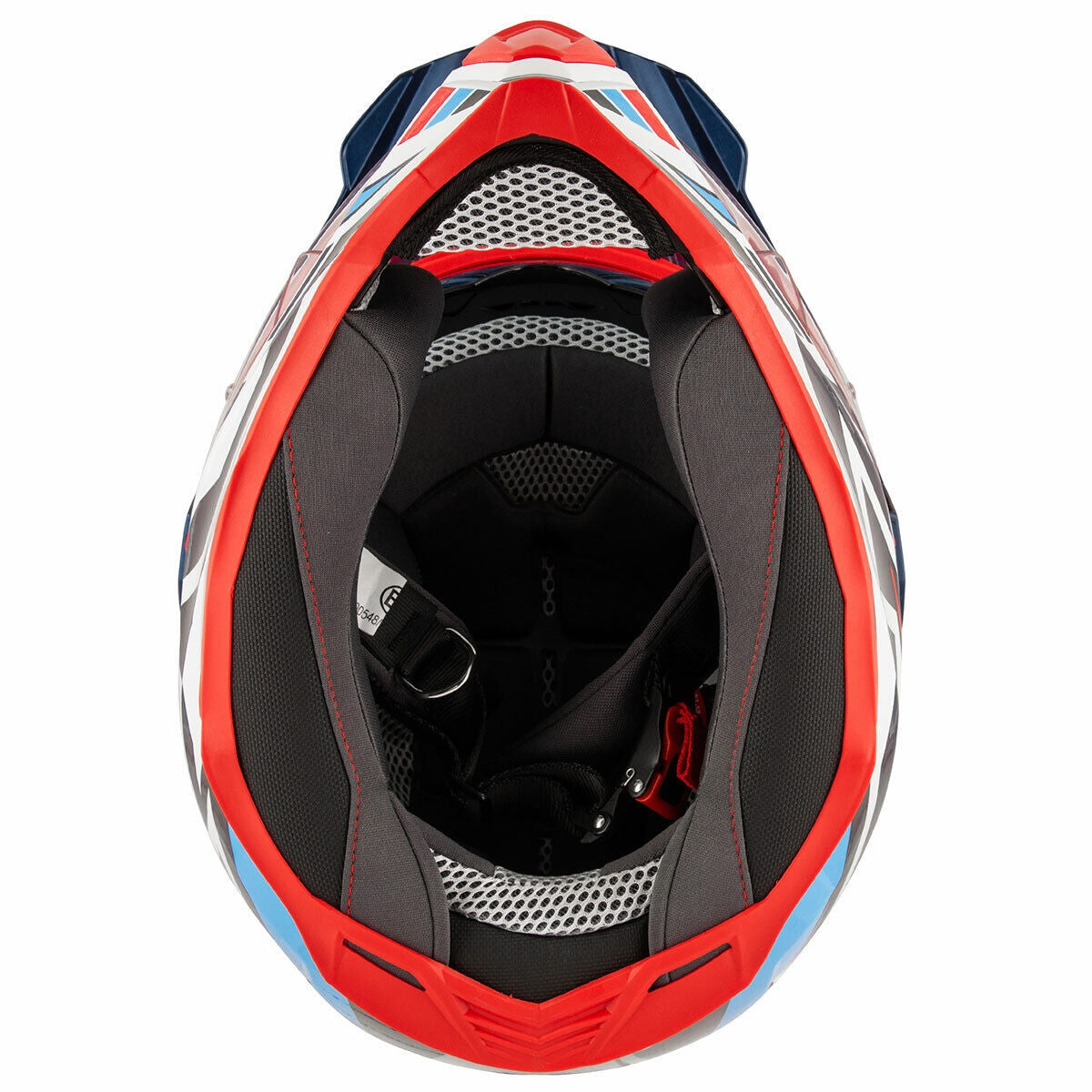 KAPPA - CASCO FULL KV30/EVO O/PLD/GRAYER BLANCO-BR/AZUL/RED – 4 – Maximomoto PT