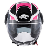 KAPPA - CASCO JET KV37/OREGON.D/READY-LADY TITANIO/FUCSIA