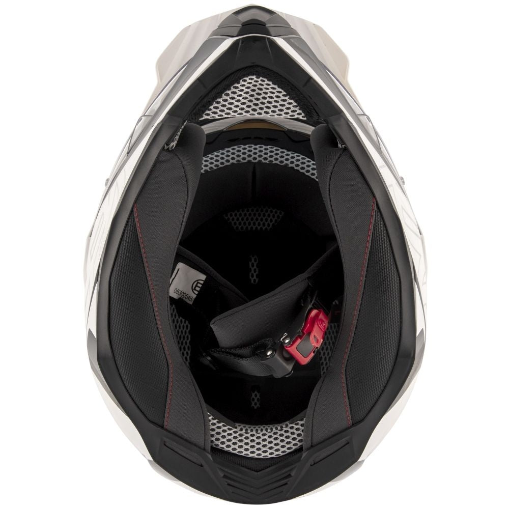 KAPPA - CASCO FULL KV30/ENDURO.D/FLASH BLANCO/NEGRO