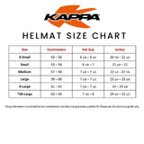 KAPPA - CASCO FULL KV49/CROSS.D/SHOCK BLANCO/NEGRO/ROJO