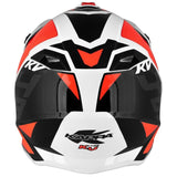 KAPPA - CASCO FULL KV49/CROSS.D/SHOCK BLANCO/NEGRO/ROJO
