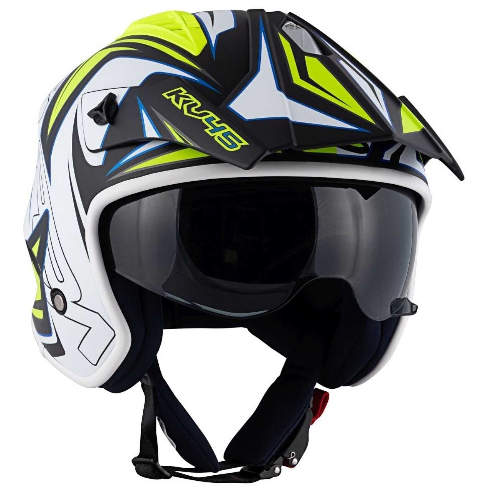 KAPPA - CASCO JET KV45/TRIALD/GEMINI NEGRO/YELLOW