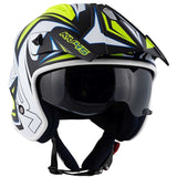 KAPPA - CASCO JET KV45/TRIALD/GEMINI NEGRO/YELLOW