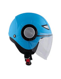 Kappa KJ05 Poder Júnior Jet Capacete para moto Azul