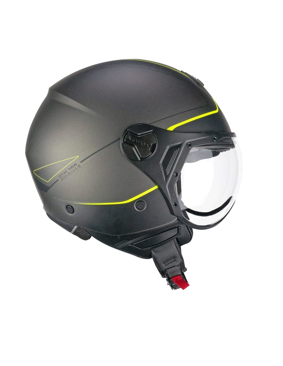 CGM - 167G FLO WAY Antracite Giallo fluo satin. sagomata
