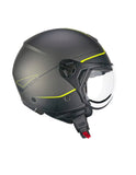 CGM - 167G FLO WAY Antracite Giallo fluo satin. sagomata