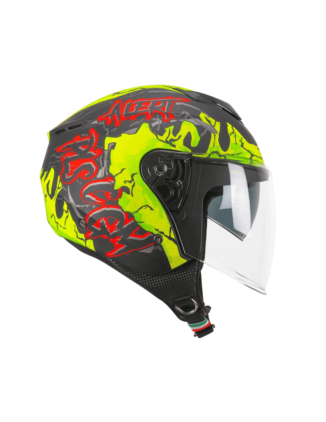 CGM - 126X IPER ALERT Nero Giallo fluo opaco