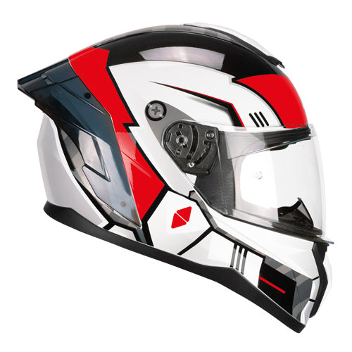 CGM 330S RIOT SPACE Integral Moto Casco Blanco Preto Rojo – 2 – Maximomoto PT