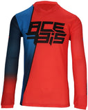 ACERBIS - CAMISETA MX J-TRACK SEVEN ROSSO/BLU