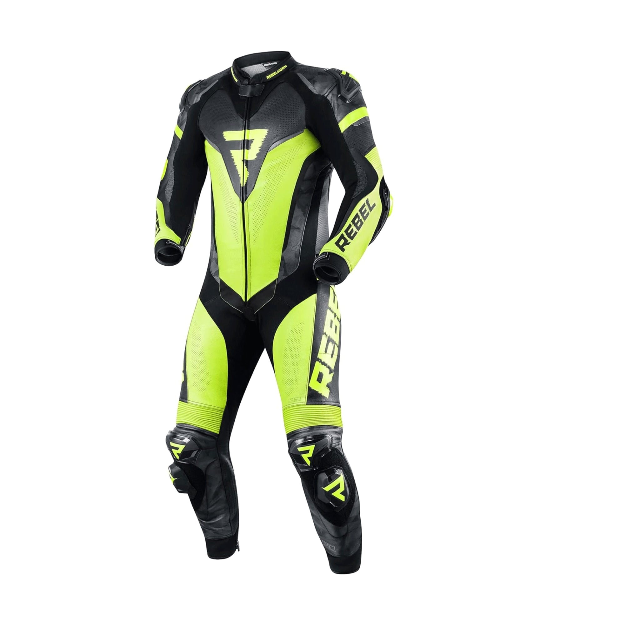 REBEL HORN - Monos Piel REBELHORN REBEL BLACK/FLO YELLOW – 1 – Maximomoto PT