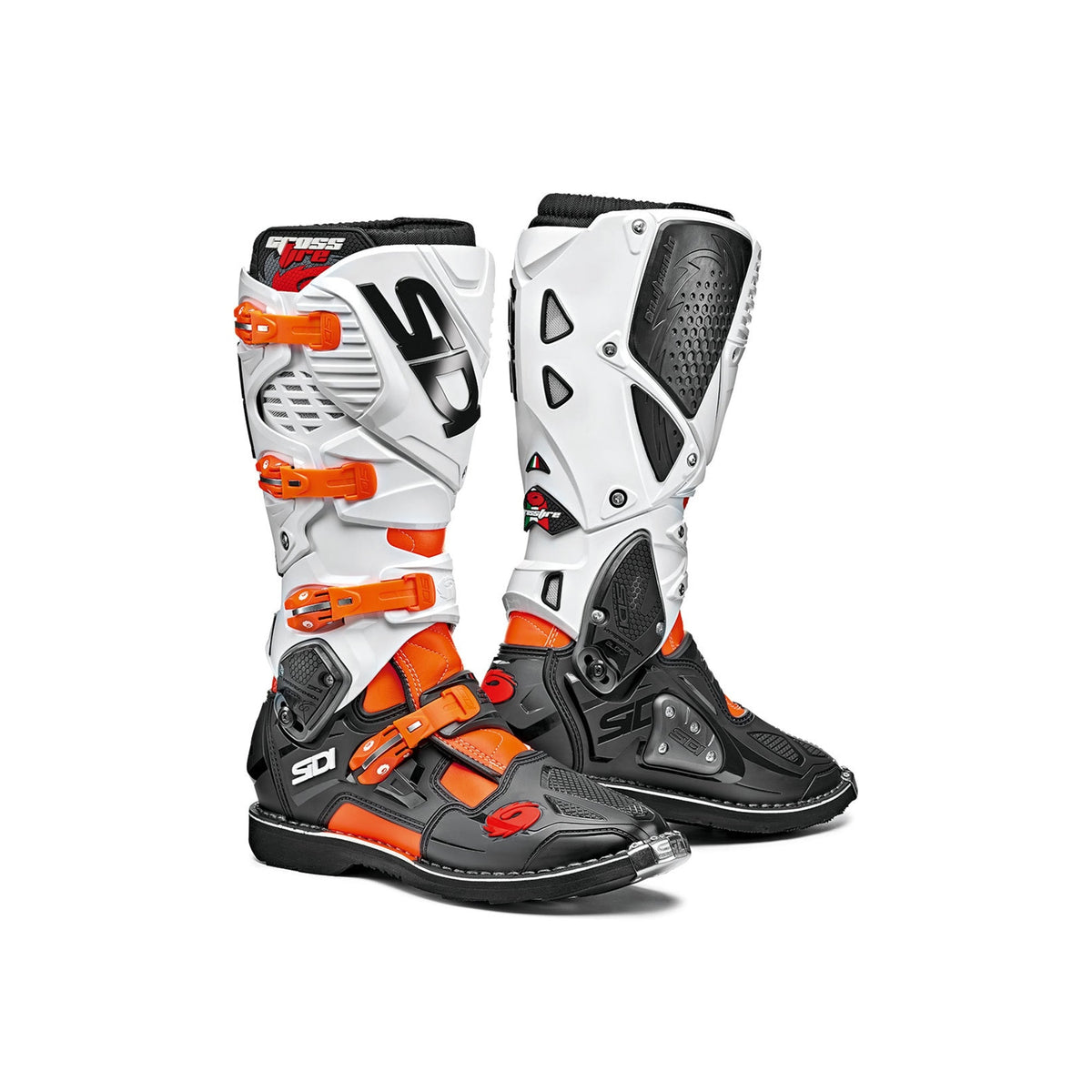 SIDI - BOTAS CROSSFIRE 3 SRS NARANJA / NEGRO / BLANCO