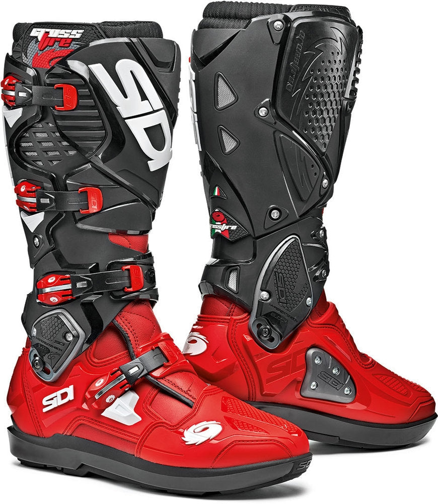 SIDI - BOTAS CROSSFIRE 3 SRS ROJO / NEGRO – 2 – Maximomoto PT