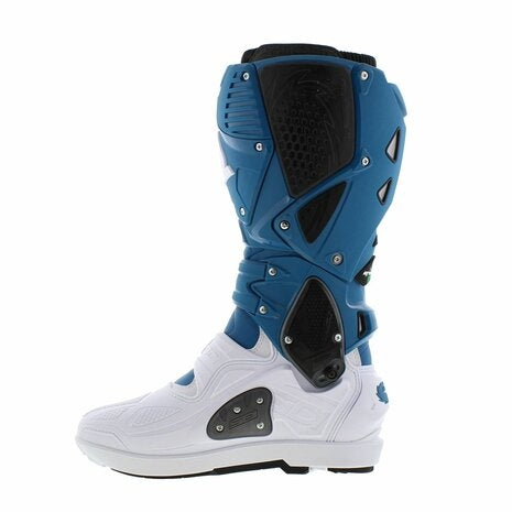 SIDI - CROSSFIRE 3 SRS BOOTS WHITE / PETROLEUM BLUE – 5 – Maximomoto PT