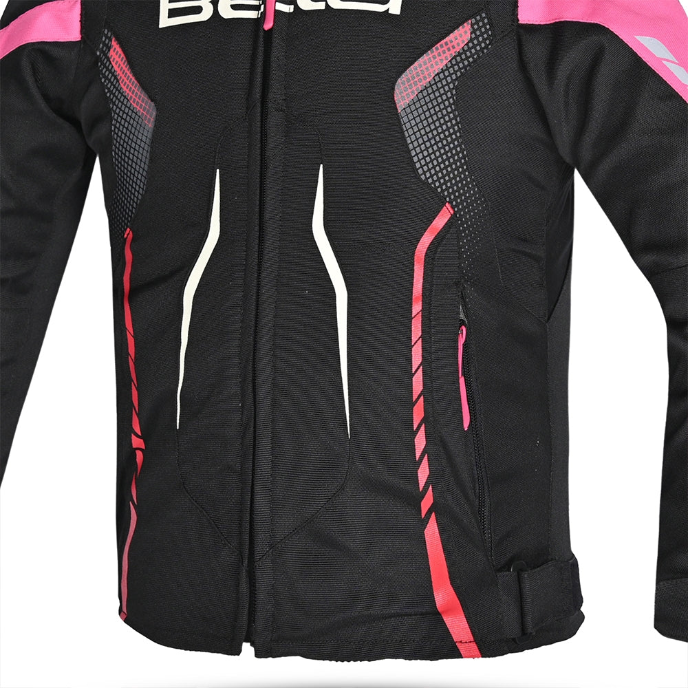 BELA STAR LIGHT Moto Júnior Textil Casacos Preto Rosa