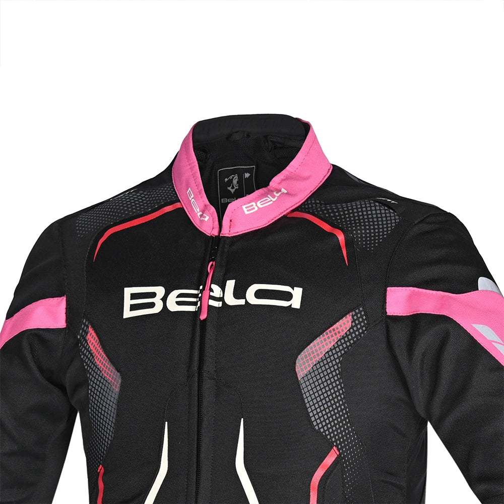 BELA STAR LIGHT Moto Júnior Textil Casacos Preto Rosa