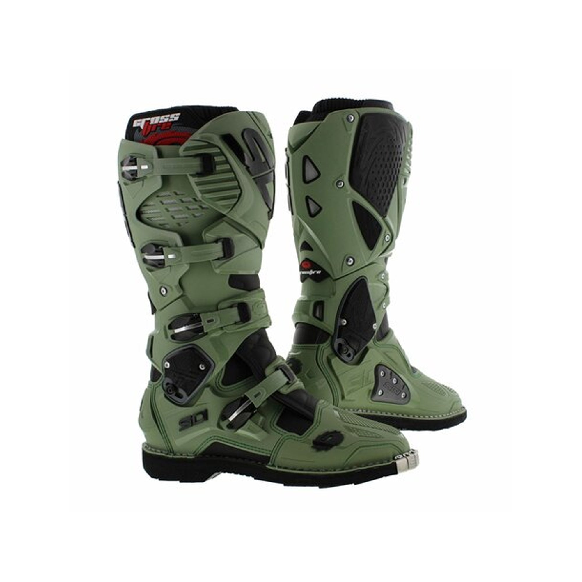 SIDI - BOTAS CROSSFIRE 3 SRS VERDE MILITAR / NEGRO – 1 – Maximomoto PT