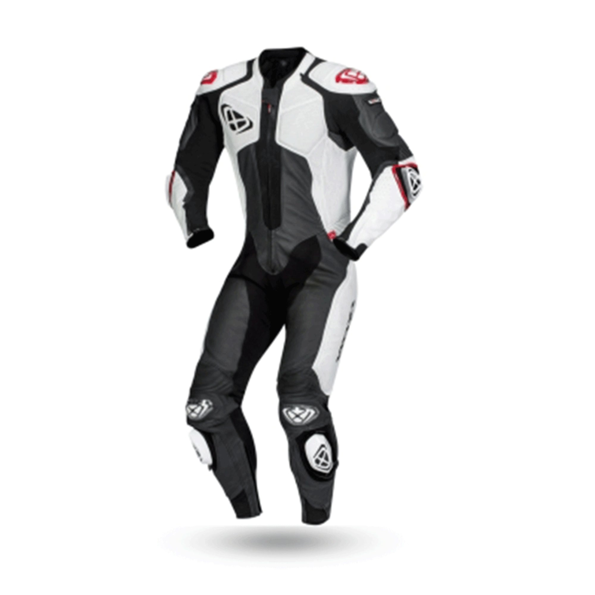 IXON VENDETTA EVO Moto Couro Homem Fatos Preto Branco – 1 – Maximomoto PT