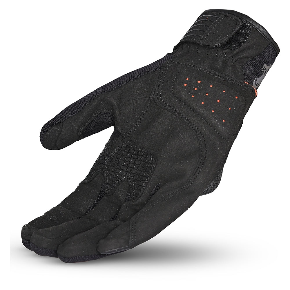 BELA HERO AIR Homem Moto Textile Luvas Preto Laranja