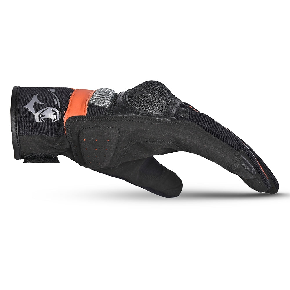 BELA HERO AIR Homem Moto Textile Luvas Preto Laranja